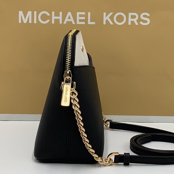 Michael Kors Jet Set Travel Medium Logo Dome Crossbody Bag - Picture 3 of 16